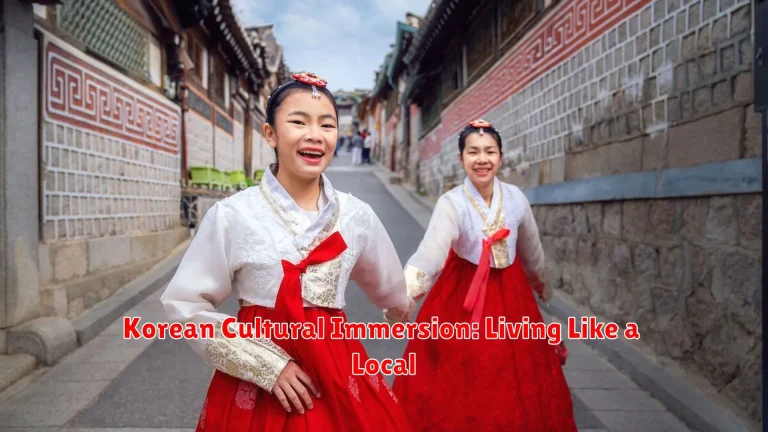 Korean Cultural Immersion: Living Like a Local
