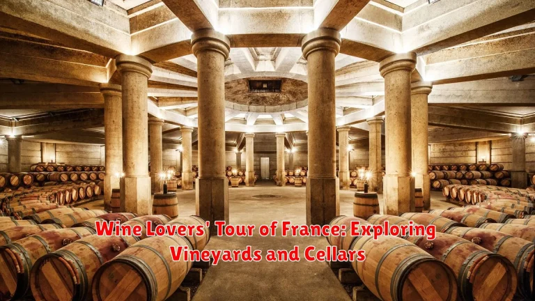 Wine Lovers' Tour of France: Exploring Vineyards and Cellars